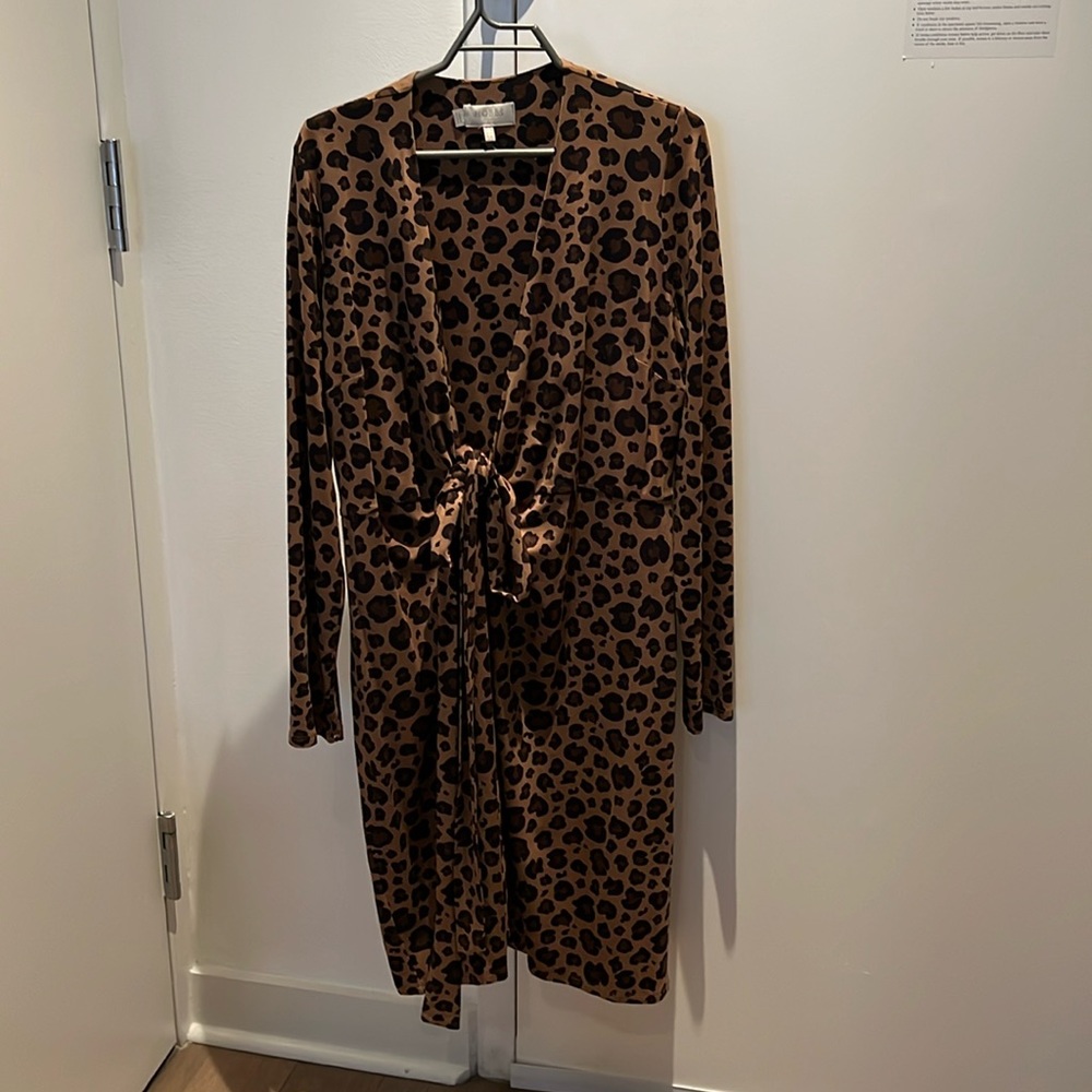 Hobbs London Leopard Wrap Dress